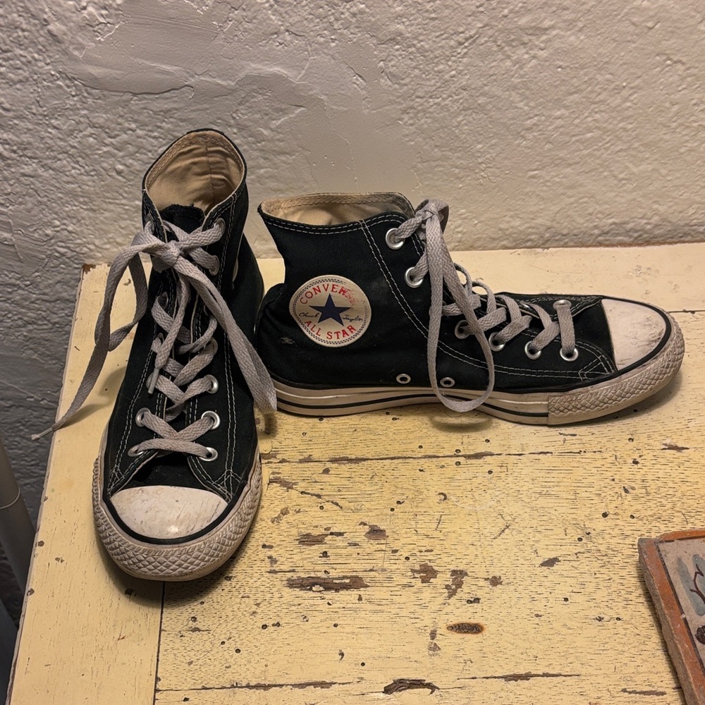 Converse Black Canvas High-Tops
